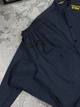 Мужской льняной костюм Polo Ralph Loren шорты+рубашка 3XL синий (RL0004) - изображение 3