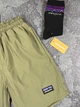 Мужские шорты Patagonia из плащевки + носки S хаки (PA0045) - изображение 3