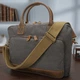 Сумка мессенджер через плечо мужская Vintage leather-20062 Серая - изображение 16
