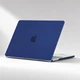 Чехол-накладка для MacBook Air 13.6" M2/M3/M4/M5 2022–2026 A2681/A3113/A3240/A3449 твердый пластиковый защитный кейс Deep navy темно синяя матовый - изображение 1