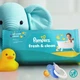 Детские влажные салфетки Pampers Fresh Clean Baby Wipes 4 х 80 шт (320 шт) (8001841078052) - изображение 3