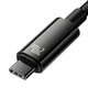 Кабель Baseus Tungsten Gold Fast Charging Data Cable Type-C to Type-C 240W 3m Black - изображение 6