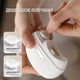 Электрическая машинка для стрижки ногтей с полировкой Bodasan с LED-подсветкой и USB Type-C Белая (DNL5) - изображение 6