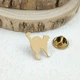 Значок из стали BROCHE брошь бижутерия Животные Кот золотистый BRGV115234 - изображение 4