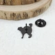 Значок из стали BROCHE брошь бижутерия Животные Кот чёрный BRGV115236 - изображение 7