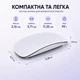 Бездротова сенсорна миша Magic M2 Bluetooth 5.1 з жестами керування та акумулятором - изображение 8