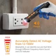 Безконтактний індикатор напруги Neoteck NTK009 (PM8908C) AC Voltage Detector 12V-1000V, Чорний з помаранчевим - Б/В - зображення 4