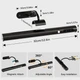Подсветка для картин и зеркал аккумуляторная Magnetic Picture Light 4000mAh с пультом ДУ (Черная) - Б/У - изображение 2
