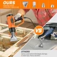 Строительный фен SEEKONE HG886 2000W промышленный термофен с насадками термопородувка - Б/У - изображение 5