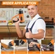 Строительный фен SEEKONE HG886 2000W промышленный термофен с насадками термопородувка - Б/У - изображение 6