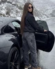 Джинсы с декоративными крестами - Classyme - XS - Серый - (7je) - изображение 4