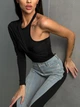 Боди с открытым плечом - Classyme - S - Черный - (23bod) - изображение 3