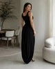 Элегантное платье с двумя разрезами - Classyme - XS - Черный - (37d) - изображение 3