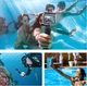 Плавающая ручка-монопод ATUMTEK для GoPro и экшн-камер – водонепроницаемый держатель с поворотом 180°, ремешком безопасности и нескользящей EVA-ручкой - изображение 6
