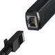 Адаптер Baseus WKQX000101 Lite, RJ45, USB, Черный - 584829 - изображение 2
