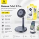 Магнітний бездротовий зарядний пристрій BASEUS Orbit 2 Pro 2в1 Qi2 20W з охолодженням - изображение 5