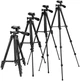 Штатив для телефону та фотоапарата Tripod 3120, універсальний алюмінієвий трипод з регульованою висотою - зображення 4
