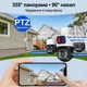 4G LTE камера відеоспостереження AOV EXF-Q812A-B8M4GE автономна (сонячна панель), 15MP HD Триоб'єктивна Сонячна PTZ з потужним аккумулятором 9000 мАг, кольоровим нічним баченням, двостороннім аудіо - зображення 4