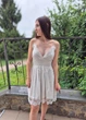Платье сарафан женское ила с кружевом Zara Белое 18150 L (укр 48) - изображение 7