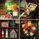 DIY конструктор румбокс Christmas Wonderland — мініатюрний різдвяний магазин із підсвіткою - зображення 3