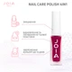 Лак для нігтів Joia Vegan 4in1 No09 Wine Whisper стигла вишня 8 мл - зображення 4