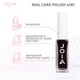 Лак для нігтів JOIA Vegan 4in1 No10 Perfect Black чорний 8 мл - зображення 4