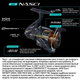 Рыболовная катушка Shimano Nasci FC 2500HG 5+1 - изображение 2