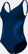 Купальник закритий для жінок Arena SHIMMERING SWIMSUIT U BACK Blue 40 (010810-708-40) - зображення 6