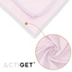 Полотенце спортивное Actiget 80 x 40 см из микрофибры ACT0184 Light Pink - изображение 20