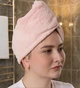 Полотенца для сушки волос микрофибра Розовый (П4К-am-chalma-012) - изображение 1