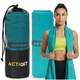 Рушник спортивний Actiget 180 x 100 см з мікрофібри ACT0195 Turquoise - зображення 1