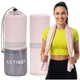 Полотенце спортивное Actiget 180 x 100 см из микрофибры ACT0198 Light Pink - изображение 1