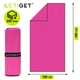 Полотенце спортивное Actiget 180 x 100 см из микрофибры ACT0187 Pink - изображение 5