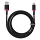 Кабель Baseus Dura Series USB — Type-C PD 60 W (3 A) 2 м нейлоновий для ноутбука та швидкого заряджання Black-Gold (P10377802U01) - зображення 1