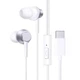 Навушники провідні Baseus Encok CZ11 Type-C вакуумні з мікрофоном White - зображення 1