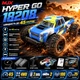 Машинка на радіокеруванні MJX Hyper Go 18208 1:18 Monster Truck Dual Shell Червона / Синя - Монстр-трак, Позашляховик, 4WD, до 45 км/год, до 25 хвилин, до 100 м - зображення 1