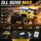 Машинка на радиоуправлении ZLL SG206 MAX 1:20 Yellow – Гоночный автомобиль, Внедорожник, 4WD, LED-фары, бесколлекторные двигатели, металлическая трансмиссия, до 45 км/ч, до 30 минут, до 100 м - изображение 1