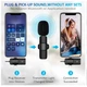 Беспроводной петличный микрофон К15 с шумоподавлением Wireless Lavalier Microphone, USB-C микрофон - изображение 3