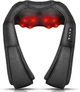 Роликовый массажер для шеи и плеч iKristin JH-R2 Black, 3D электромассажер Шиацу с подогревом, автомобильный - Б/У - изображение 2