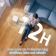 Портативный воздушный охладитель (кондиционер) Air Cooler F22 с LED-подсветкой и таймером, белый - Б/У - изображение 5