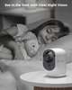 Панорамная камера безопасности COCOCAM 2K Wi-Fi, с аккумулятором 5200 мАч, AI-обнаружением, PIR-датчиком и поддержкой - Б/У - изображение 3
