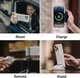 Магнитный держатель-рукоятка PGYTECH MagCam Phone Grip (Misty Gray) - Bluetooth управление и MagSafe совместимость - Б/У - изображение 5