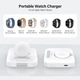 Портативное складной зарядное устройство SwanScout S10019 для Apple Watch Ultra 2/1, Series 9/SE/8/7/6/5, 1800 мАч, - Б/У - изображение 6