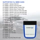 Автосканер Vgate vLinker BM+ Bluetooth BLE OBD2 діагностичний адаптер для BMW (BimmerCode, BimmerLink) та Android / iOS - Б/В - зображення 2