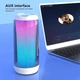 Портативна Bluetooth-колонка DAZZLE LIGHT T1 з RGB-підсвіткою та підтримкою TF/AUX - Б/В - зображення 3
