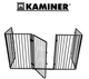 Захисний бар'єр екран для каміна 304х74 5 см чорний Kaminer МС0374 - зображення 2