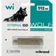 Внешний накопитель ssd, 512Gb, Wibrand Wolf, Silver, Type-C / usb 3.2 (Gen 2), 1000 / 1000 Мб/с (wiexssd/wo512gb) - изображение 5