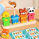 Деревянная развивающая игрушка для детей – изучение животных и цветов, развитие моторики и координации рук - изображение 4