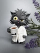 Кот с кофе в халате, 3D-фигурка, Подарок любителям кофе - изображение 1