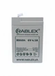 Аккумулятор герметичный перезаряжаемый Rablex RB604 6В 4,5Ач 4500 мАч - изображение 1